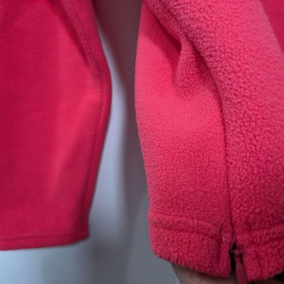 GAP Neon Pink Fleece Turtleneck Sweater, Women's Medium - Picture 2 of 9